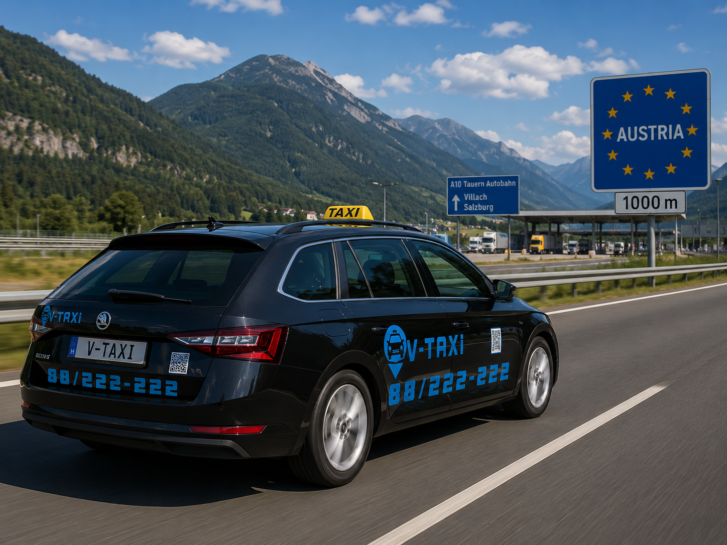 Nemzetközi V-Taxi fuvar
